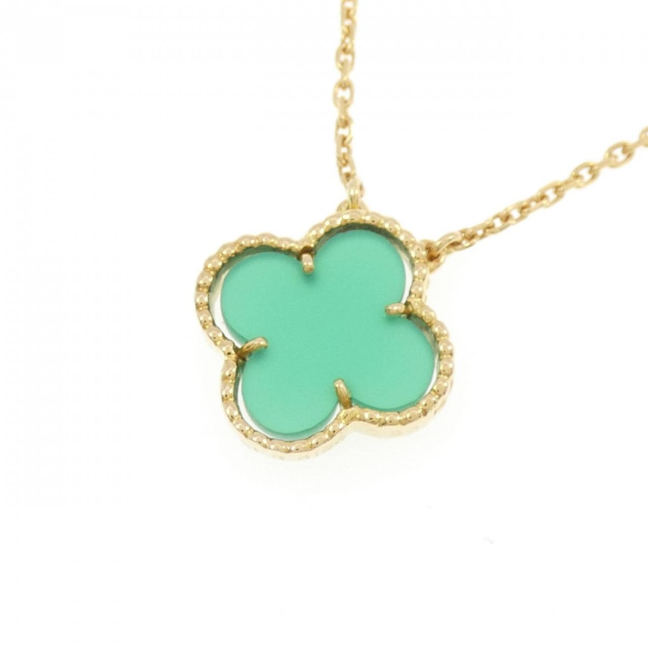 【ヴィンテージ】ヴァンクリーフ&アーペル カルセドニー ネックレス