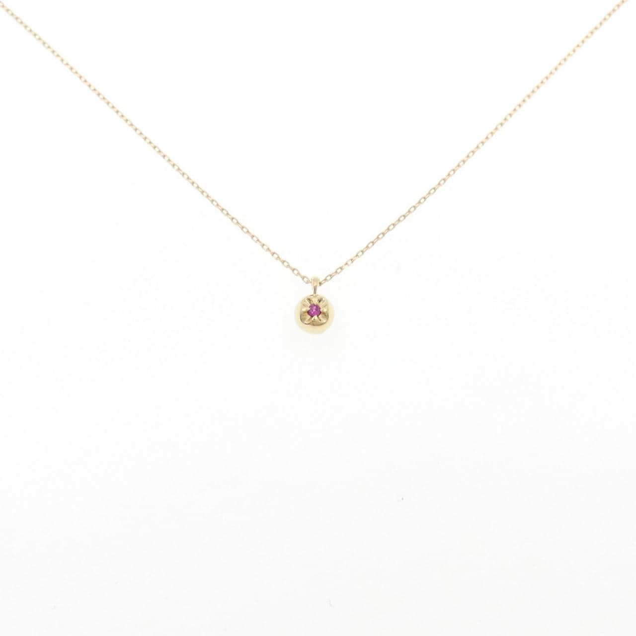 K18YG ダイヤモンド ネックレス 0.10CT