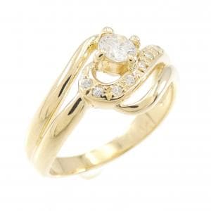 K18YG ダイヤモンド リング 0.22CT