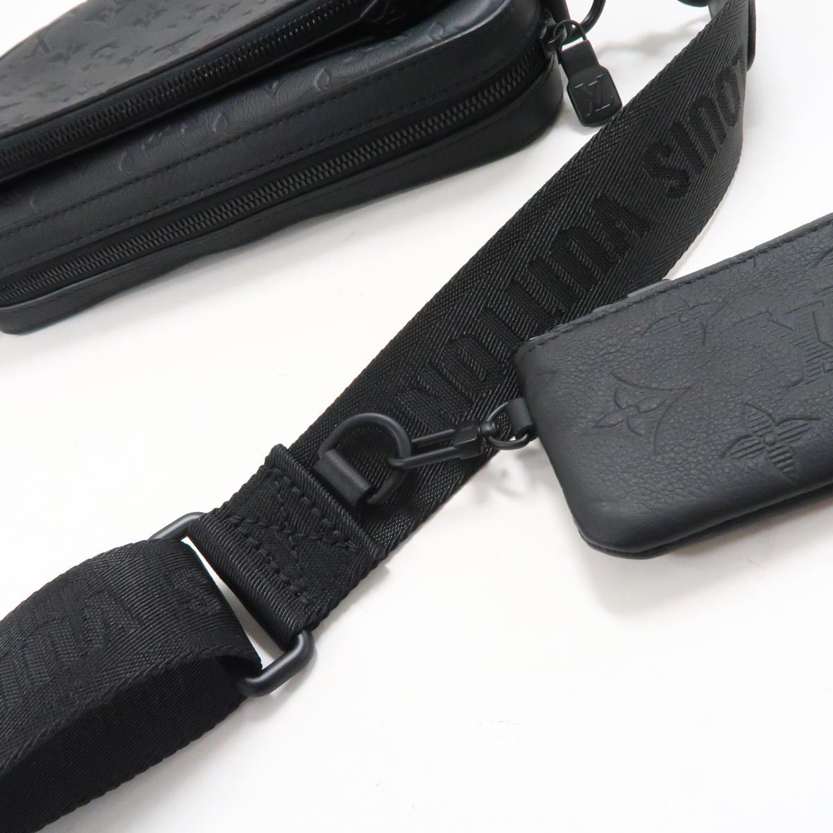 【未使用品】ルイヴィトン モノグラムシャドウ トリオメッセンジャー M46602 バッグ