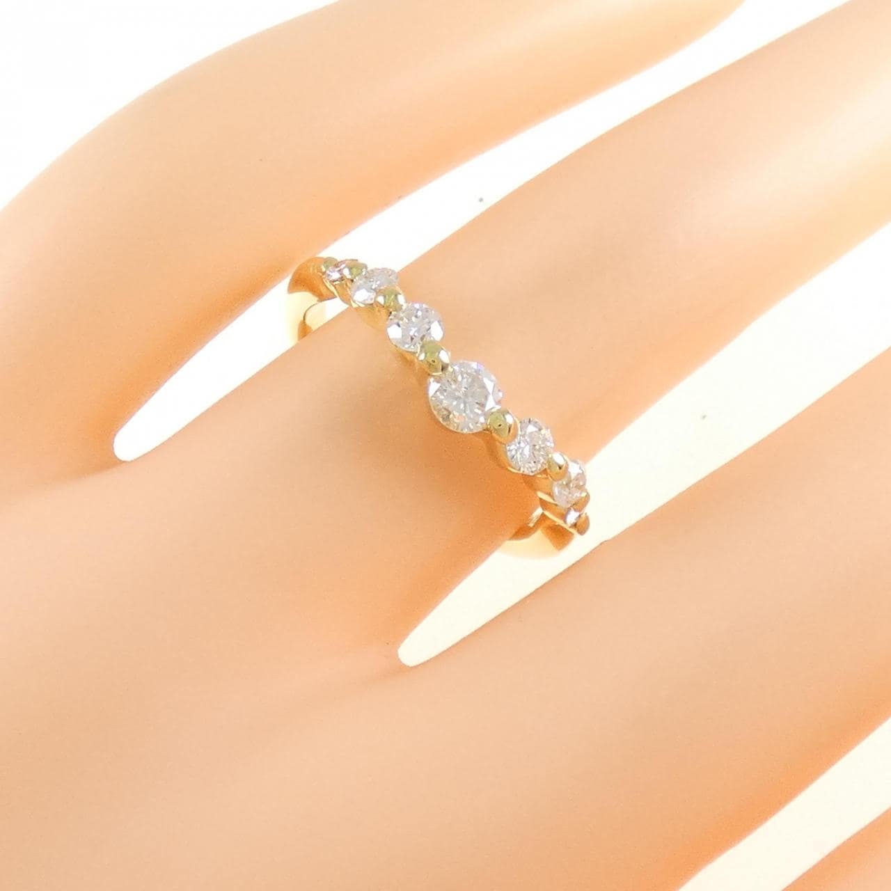 K18YG ダイヤモンド リング 0.55CT