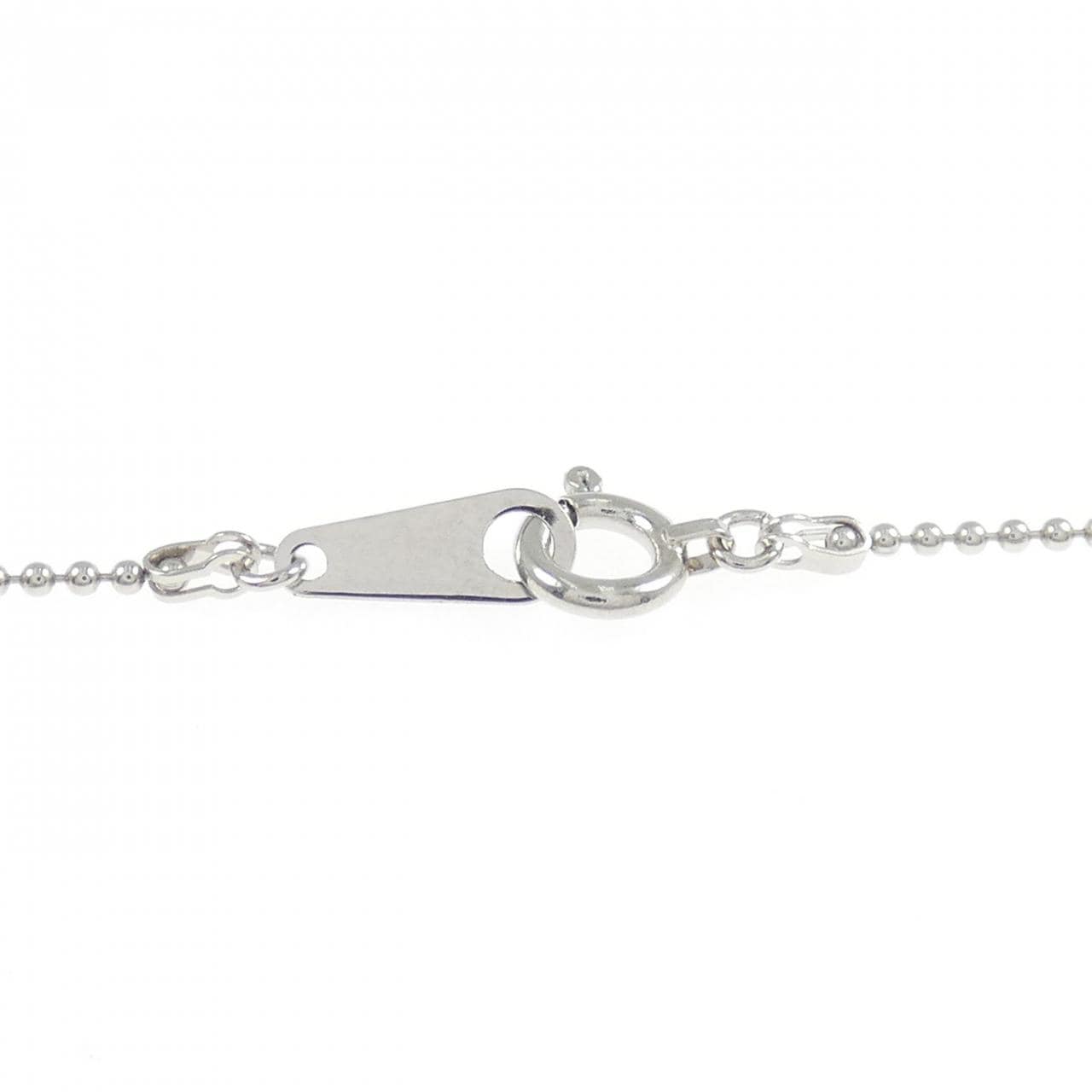 PT900/PT850 ハート ダイヤモンド ネックレス 0.50CT