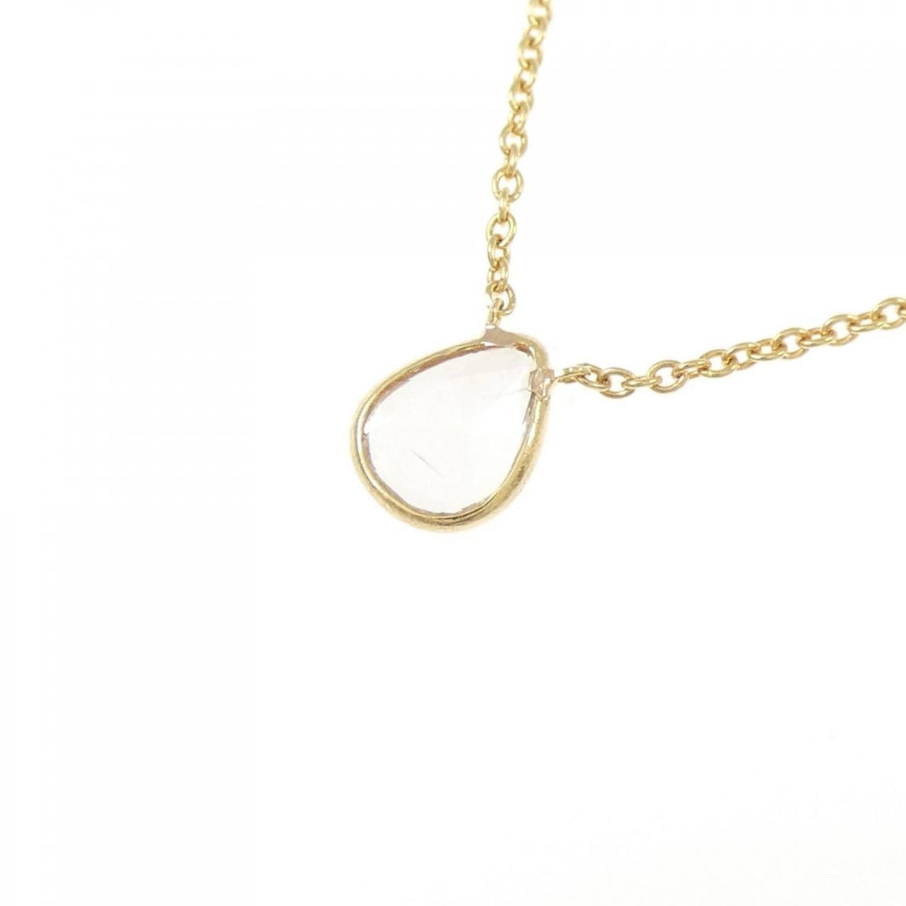 K18YG ダイヤモンド ネックレス 0.14CT