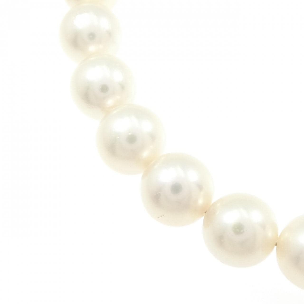 シルバークラスプ アコヤパール ネックレス 7.5-8mm