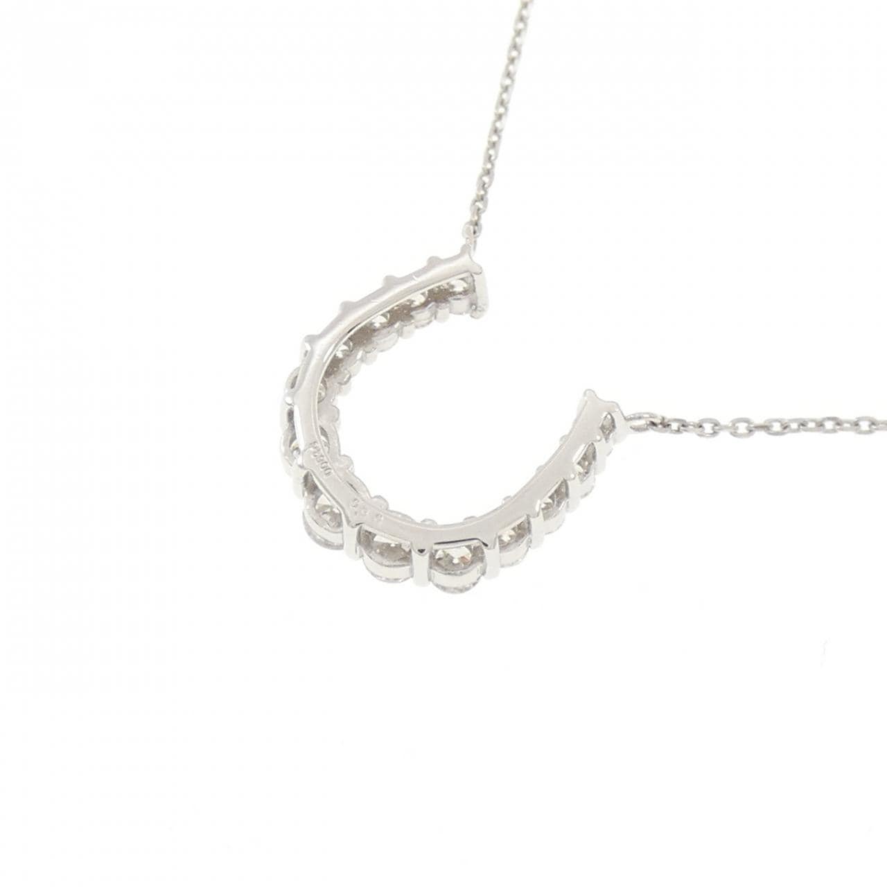 PT900/PT850 ホースシュー ダイヤモンド ネックレス 0.50CT