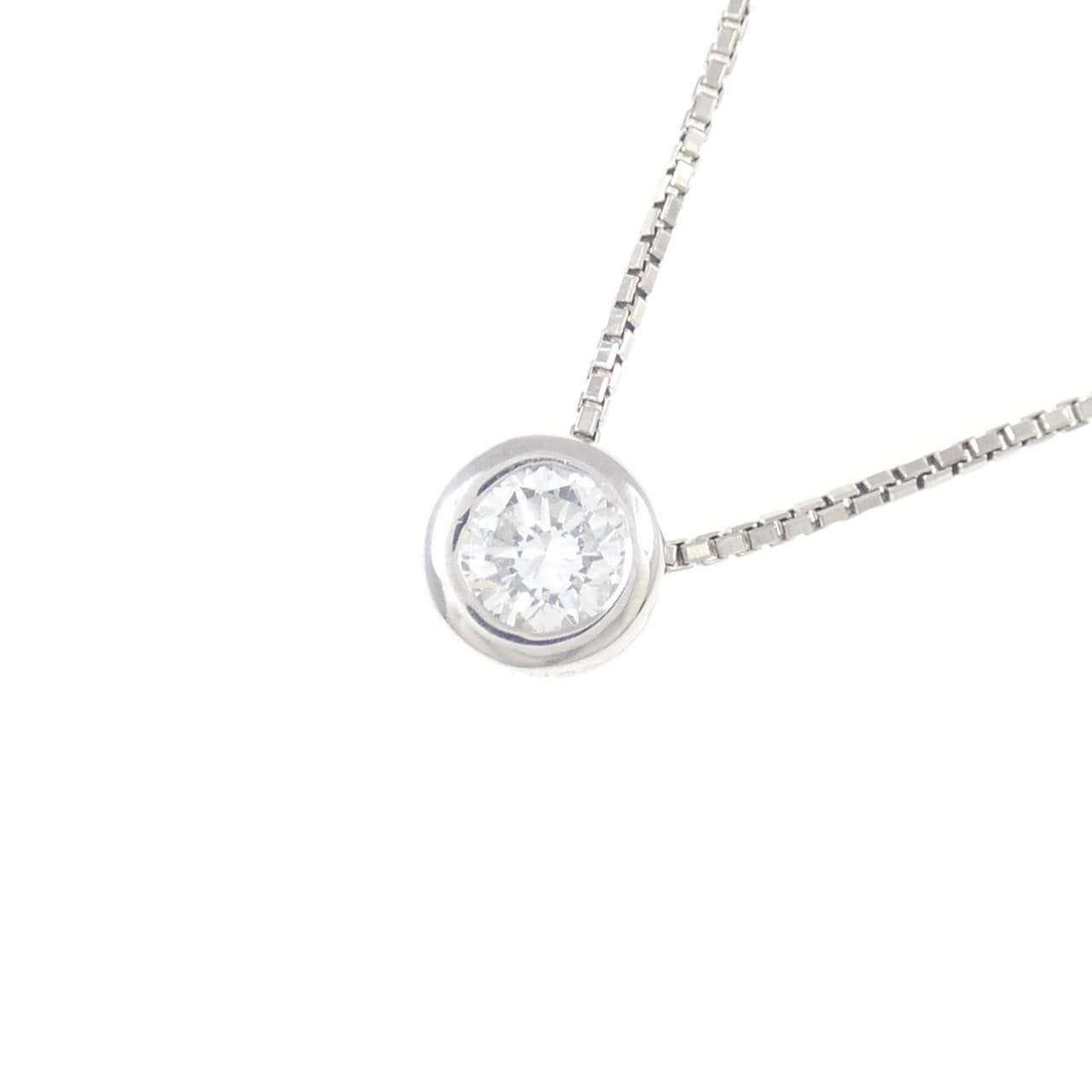 PT Solitaire Diamond Necklace 0.268CT