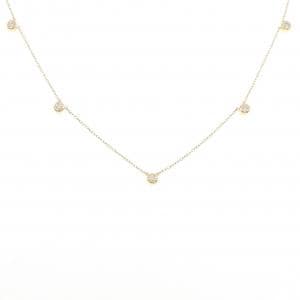 K18YG ダイヤモンド ネックレス 0.30CT