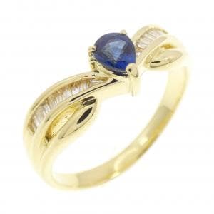 K18YG サファイヤ リング