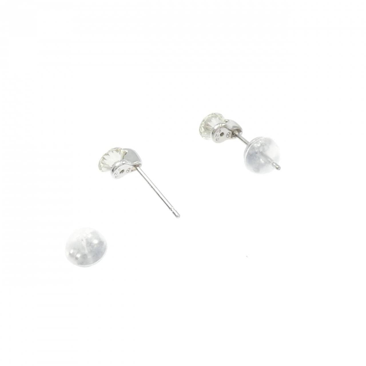 PT900 ダイヤモンド ピアス 0.50CT