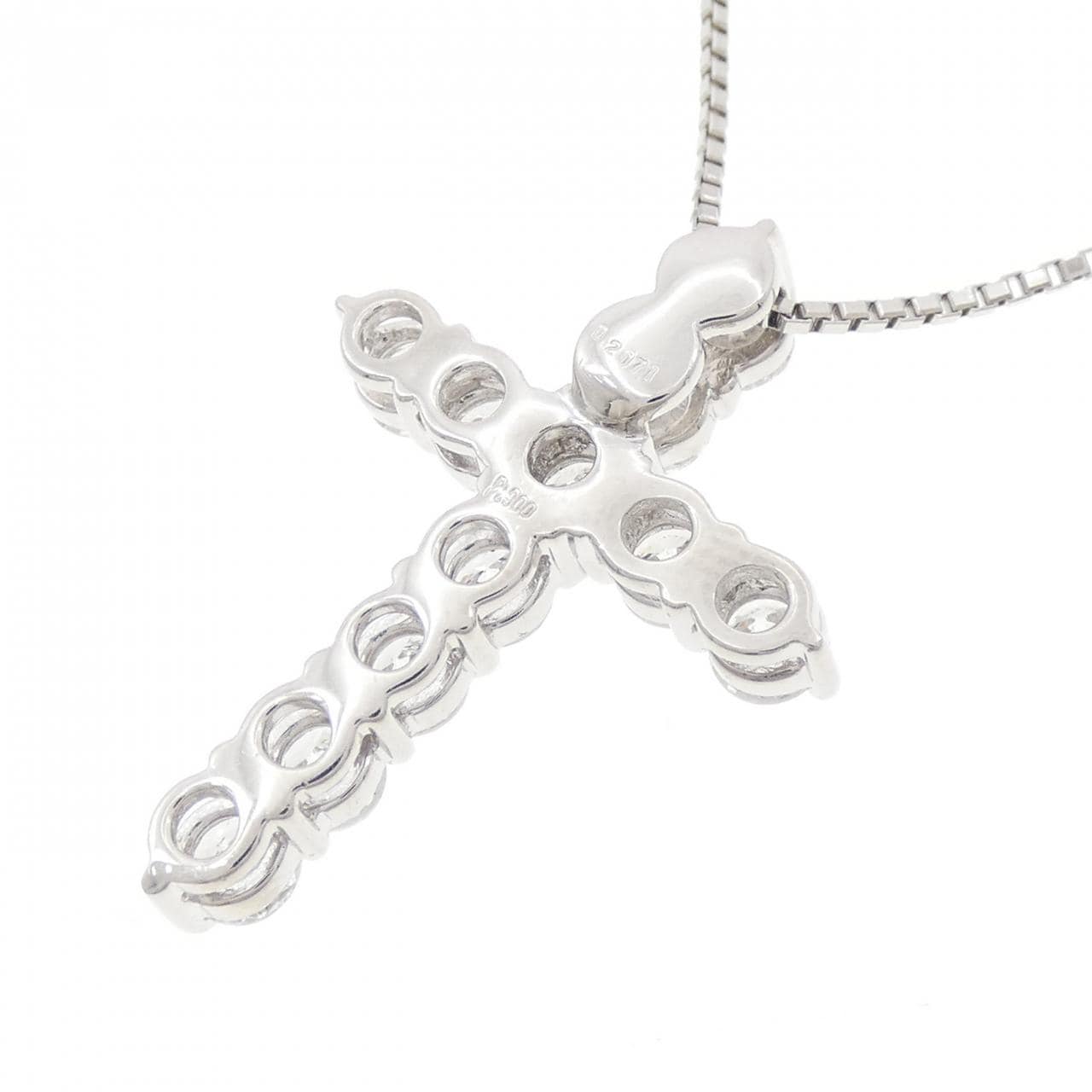 PT900/PT850 クロス ダイヤモンド ネックレス 2.071CT