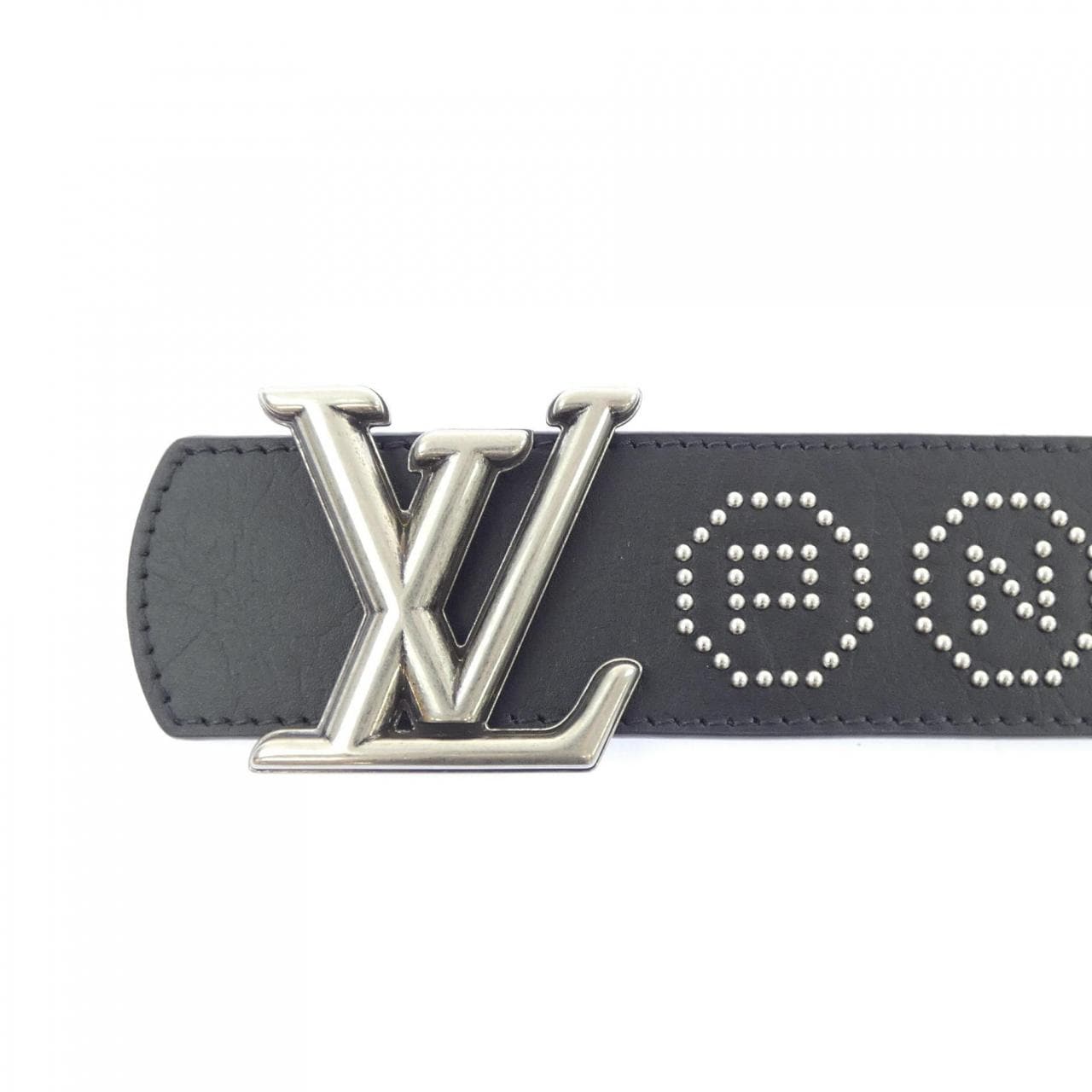 ルイヴィトン LOUIS VUITTON LVディメンション　ロカビソースタッズ40mmリバーシブル M4382 NIGO BELT