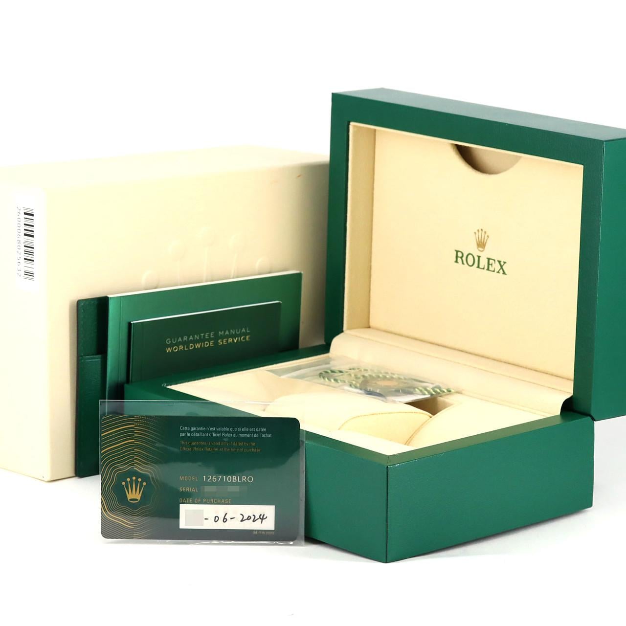 ロレックス GMTマスターⅡ 126710BLRO･3 SS 自動巻 ランダム番