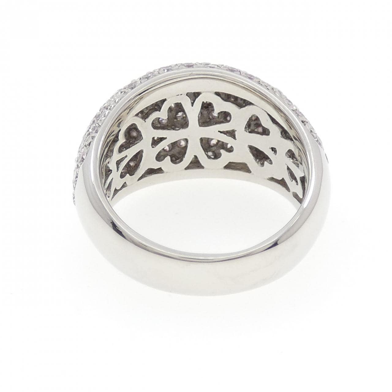 PT900 パヴェ ピンクダイヤモンド リング 2.25CT