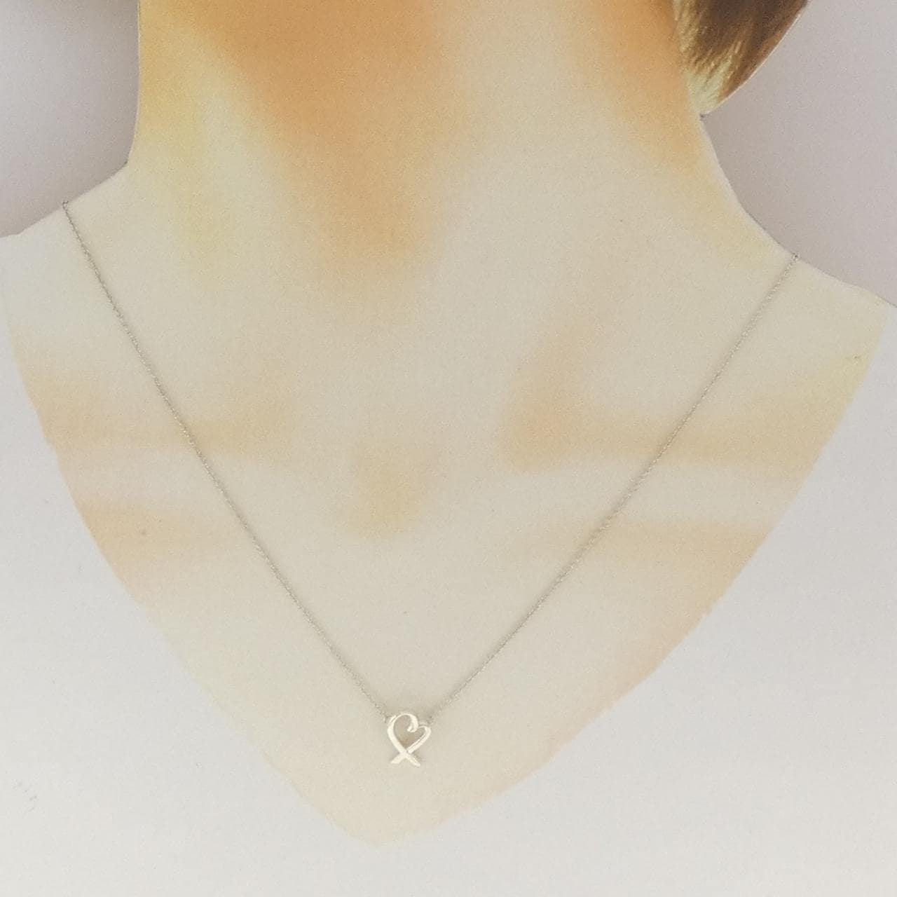 TIFFANY loving heart mini necklace