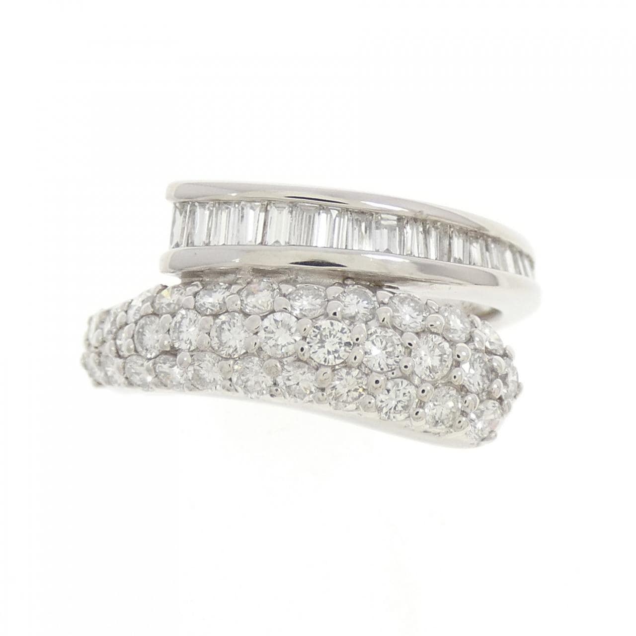 PT900 パヴェ ダイヤモンド リング 1.00CT