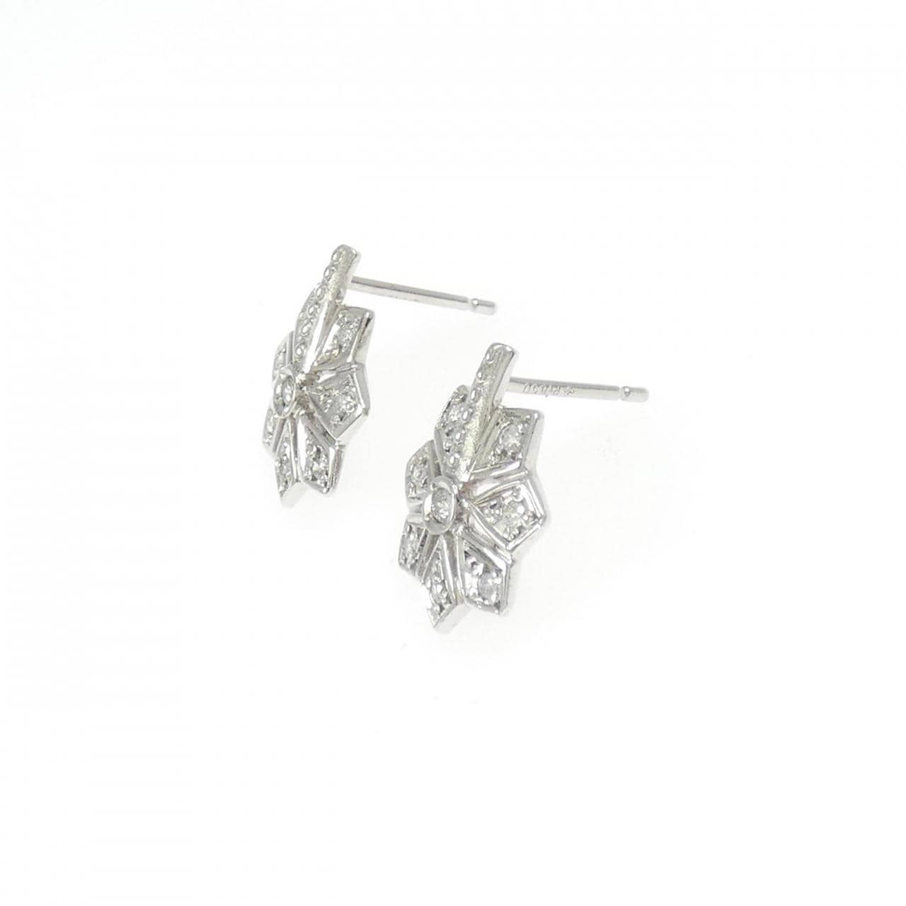 PT850/PT900 ダイヤモンド ピアス 0.14CT