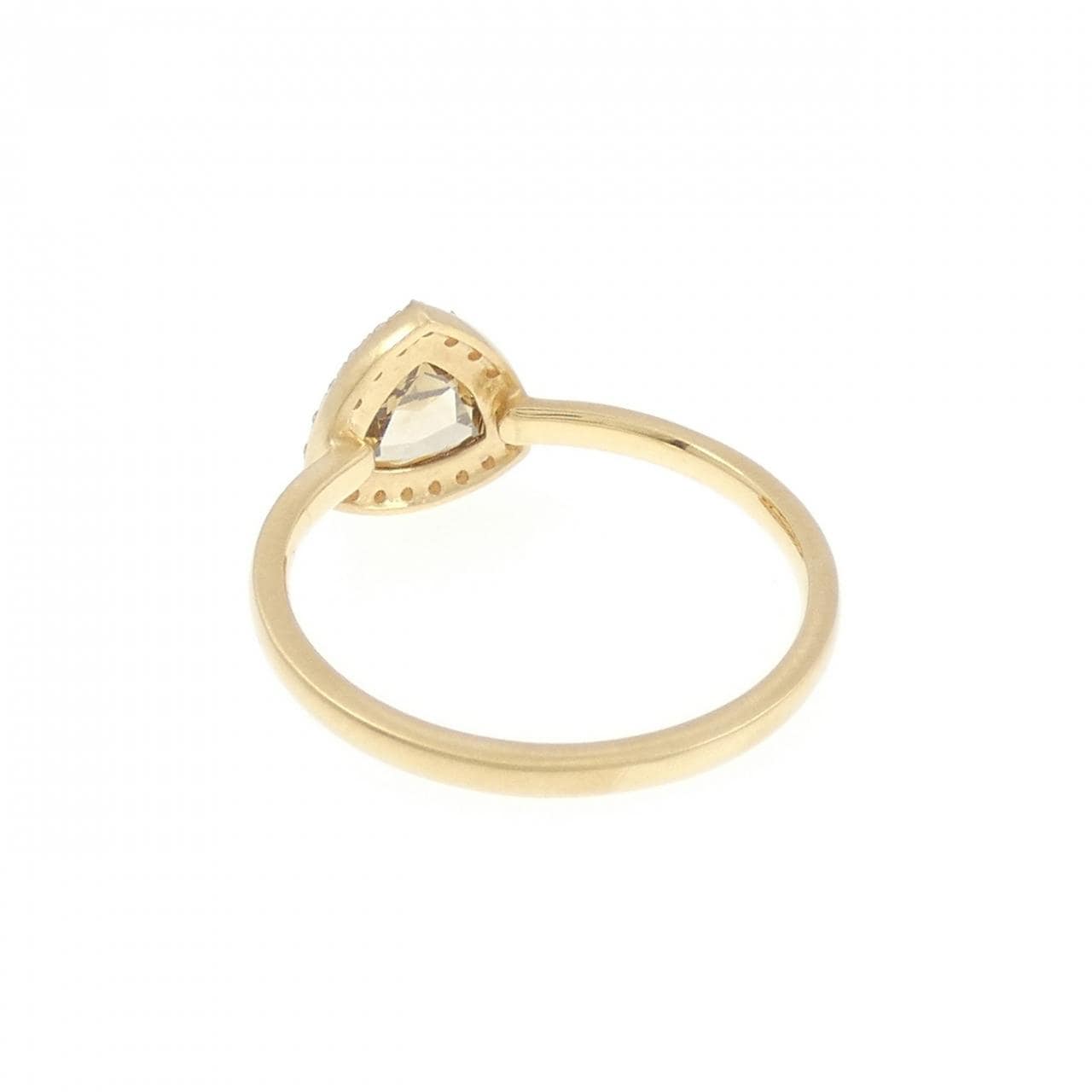 [BRAND NEW] K18YG Diamond Ring 0.72CT
