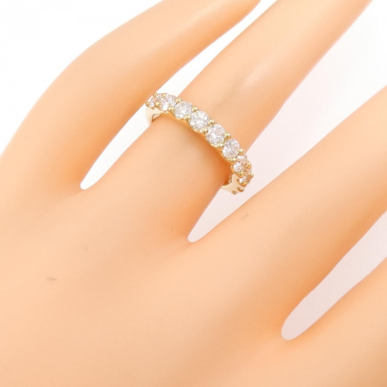 [新品] K18YG钻石戒指 1.015CT D VS1-SI1 VG