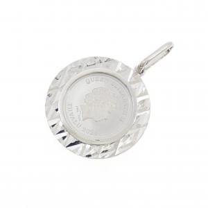 【新品】PT900(枠) コイン ペンダント