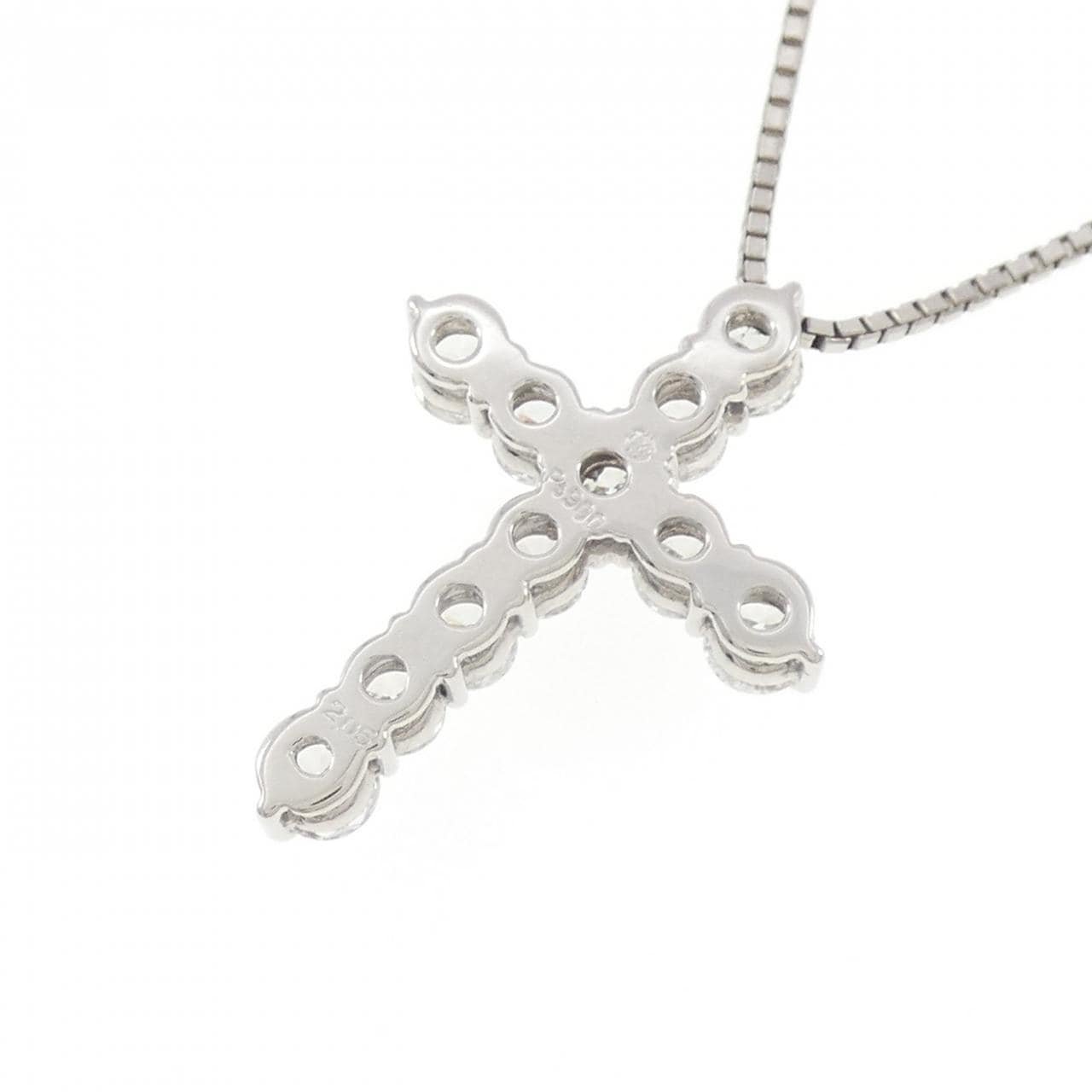 モニッケンダム クロス ダイヤモンド ネックレス 2.05CT
