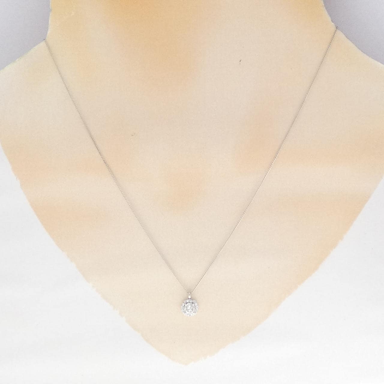 PT900/PT850 ダイヤモンド ネックレス 0.30CT