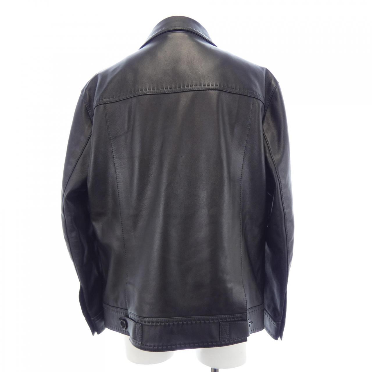 ドルチェアンドガッバーナ DOLCE&GABBANA G9UC3L/HULJ8 レザージャケット