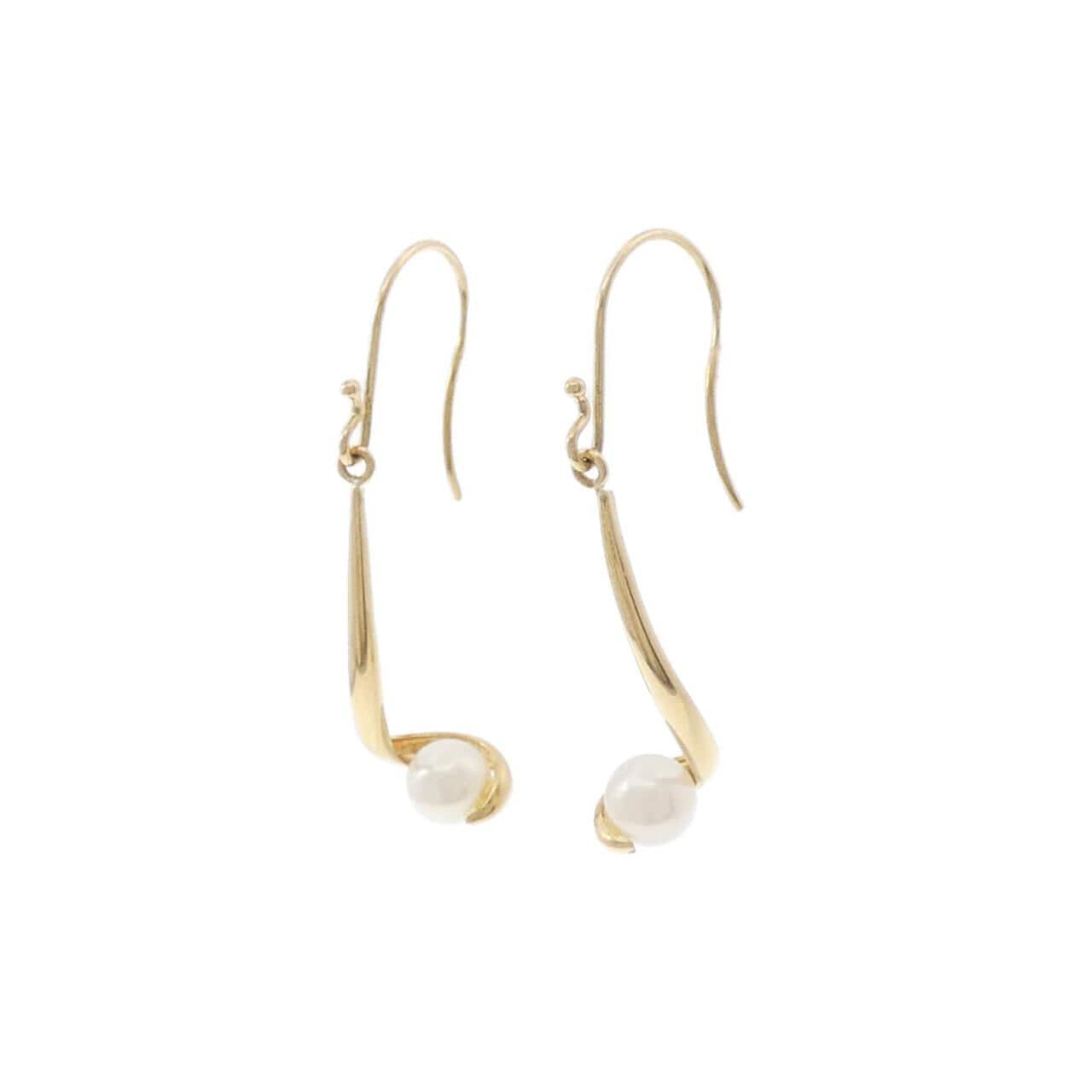 K18YG アコヤパール ピアス 4.6mm