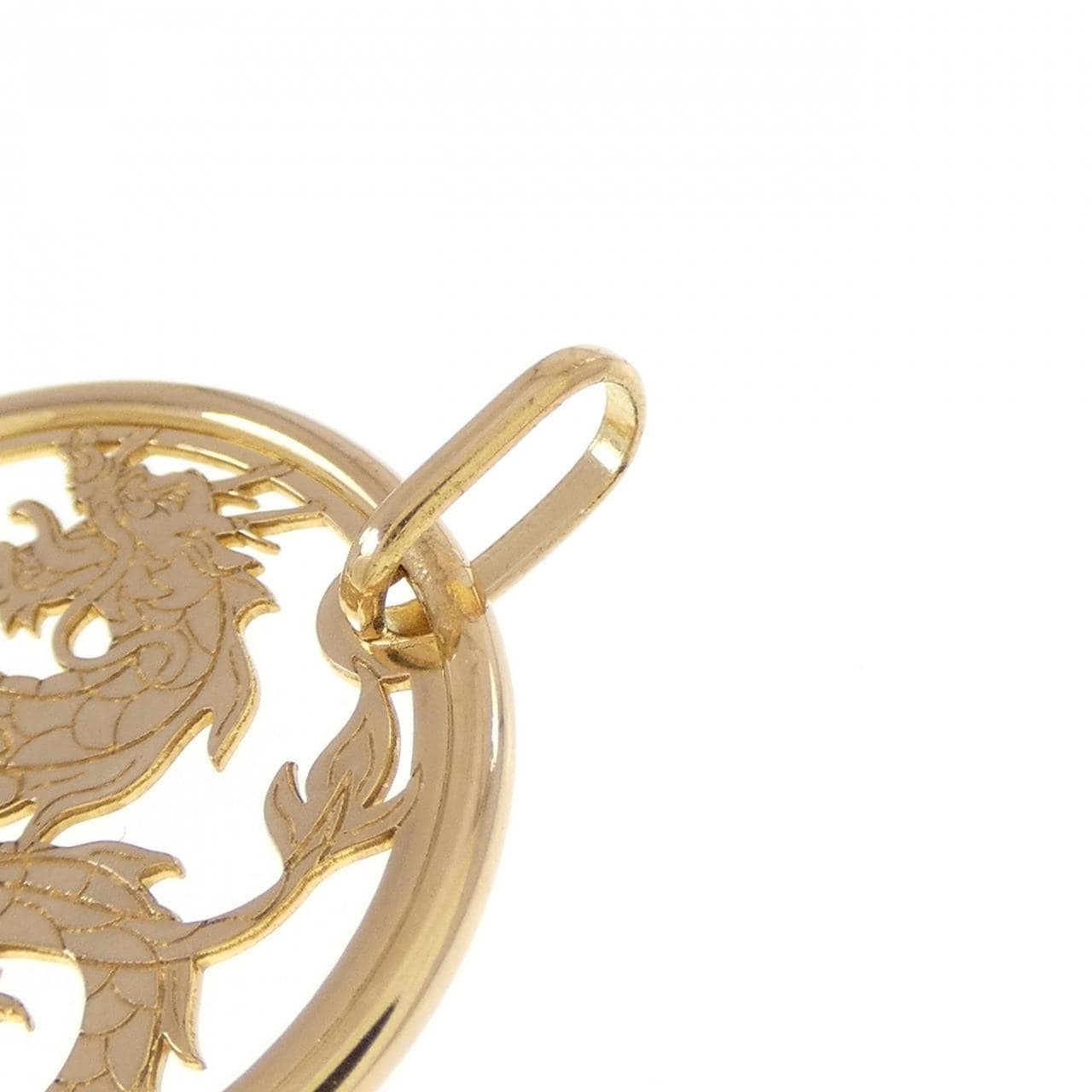 K24YG ドラゴン ペンダント