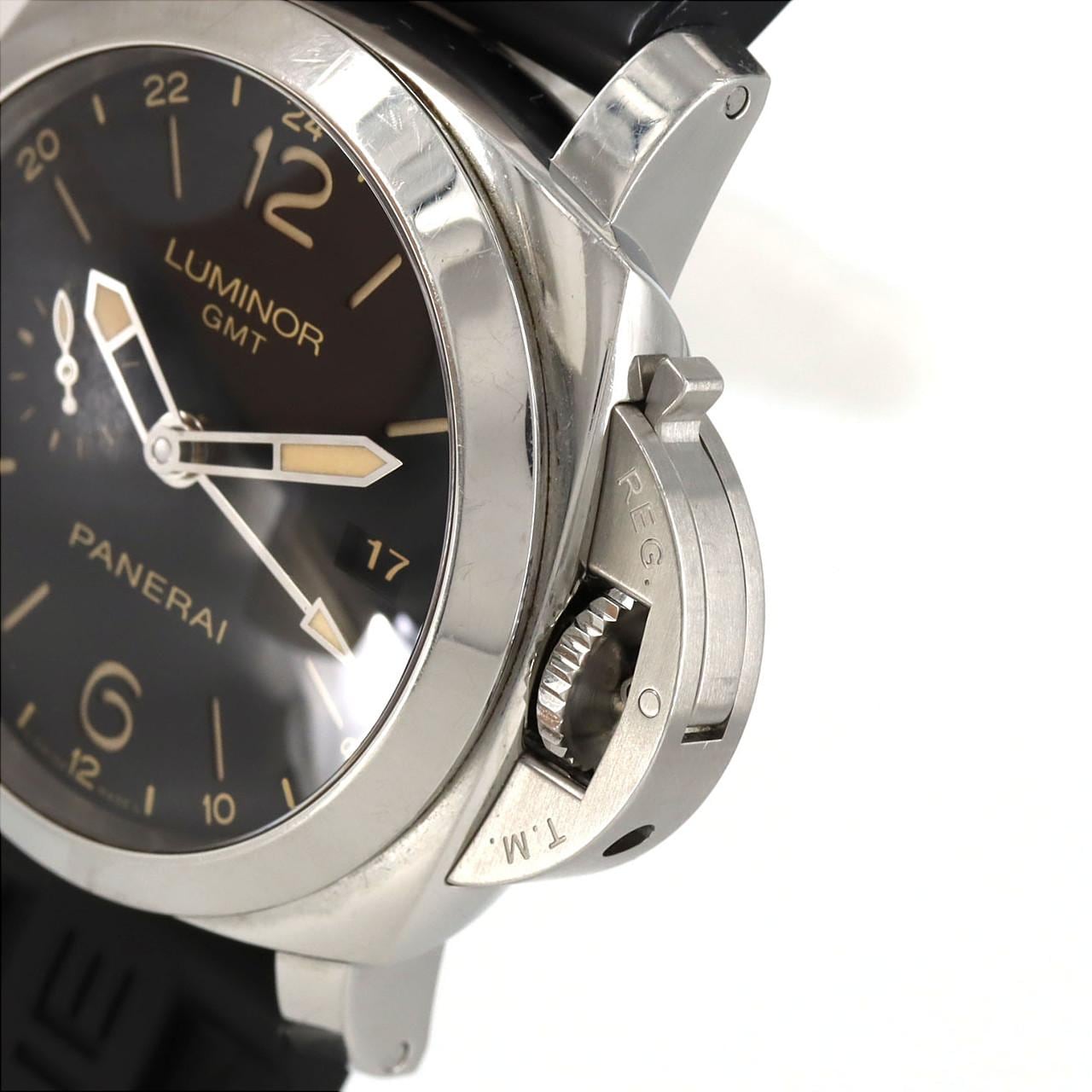 【ノーメンテナンス還元価格】パネライ ルミノール1950 3DAYS GMT 24H オートマティックアッチャイオ PAM00531 SS 自動巻