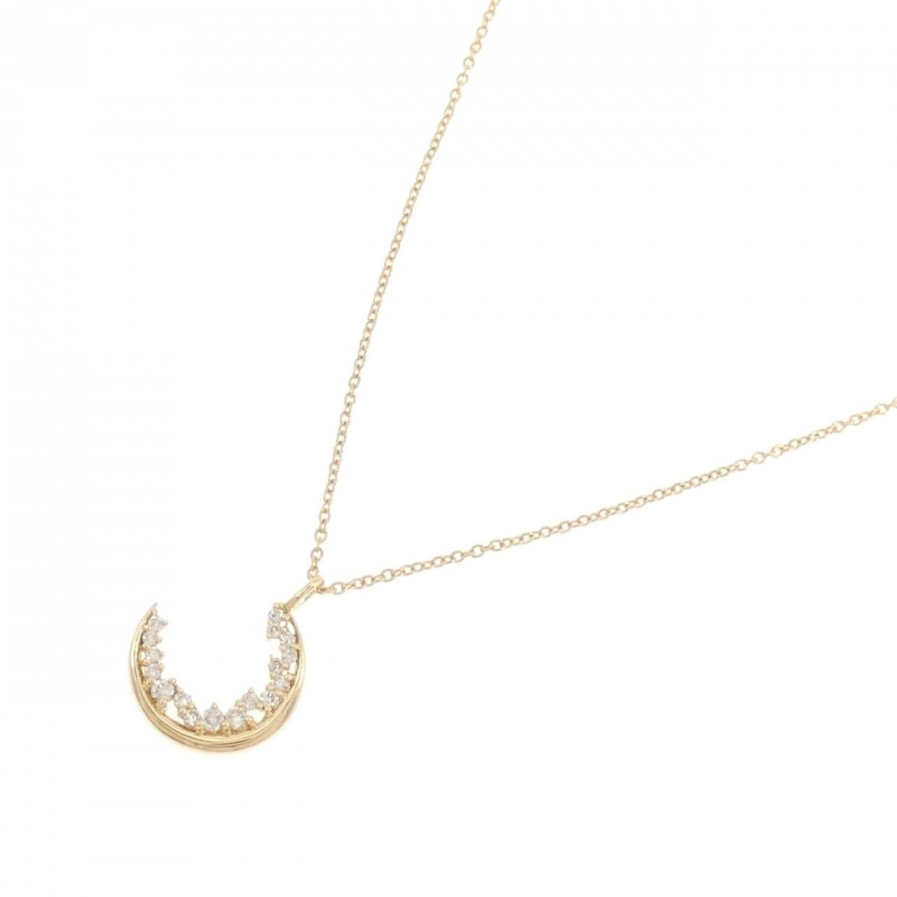 K18YG ダイヤモンド ネックレス 0.12CT