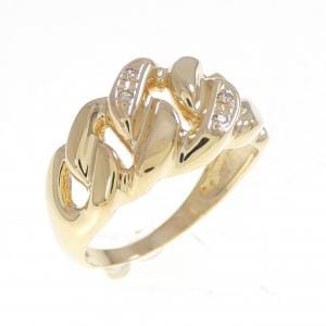 K18YG ダイヤモンド リング