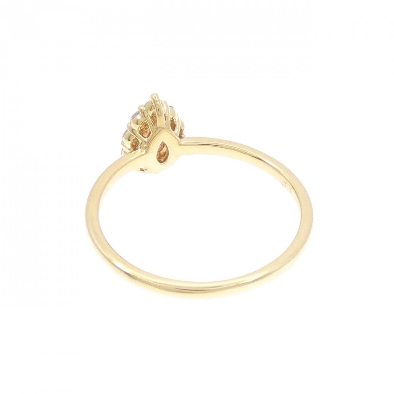K18YG サファイヤ リング 0.44CT