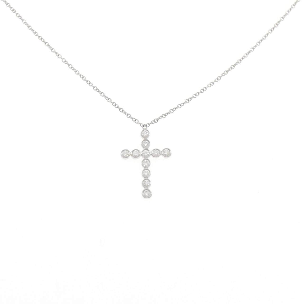 ティファニー ベゼルクロス ミニ ネックレス