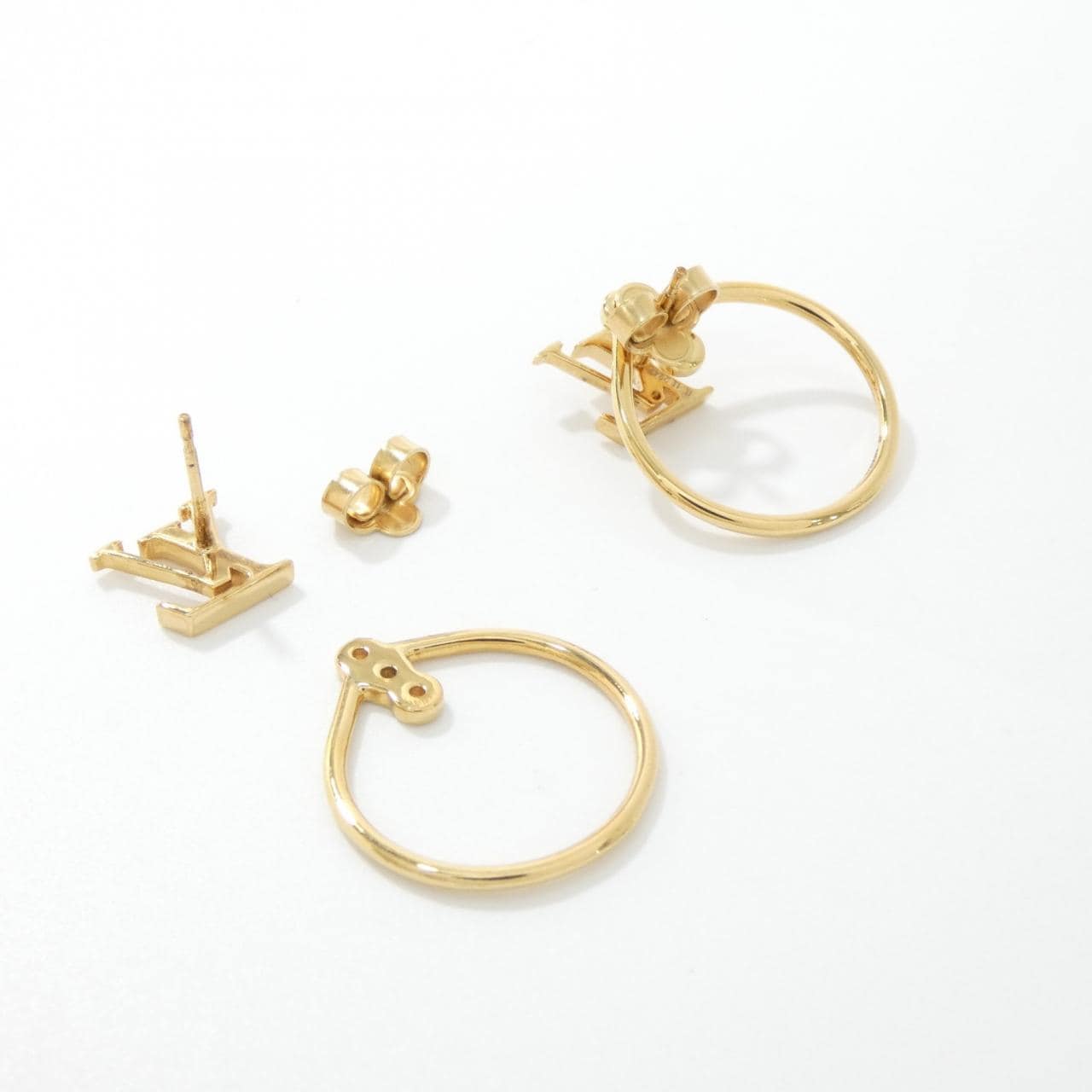ルイヴィトン ブックルドレイユ LVエクリプス M00763 ピアス