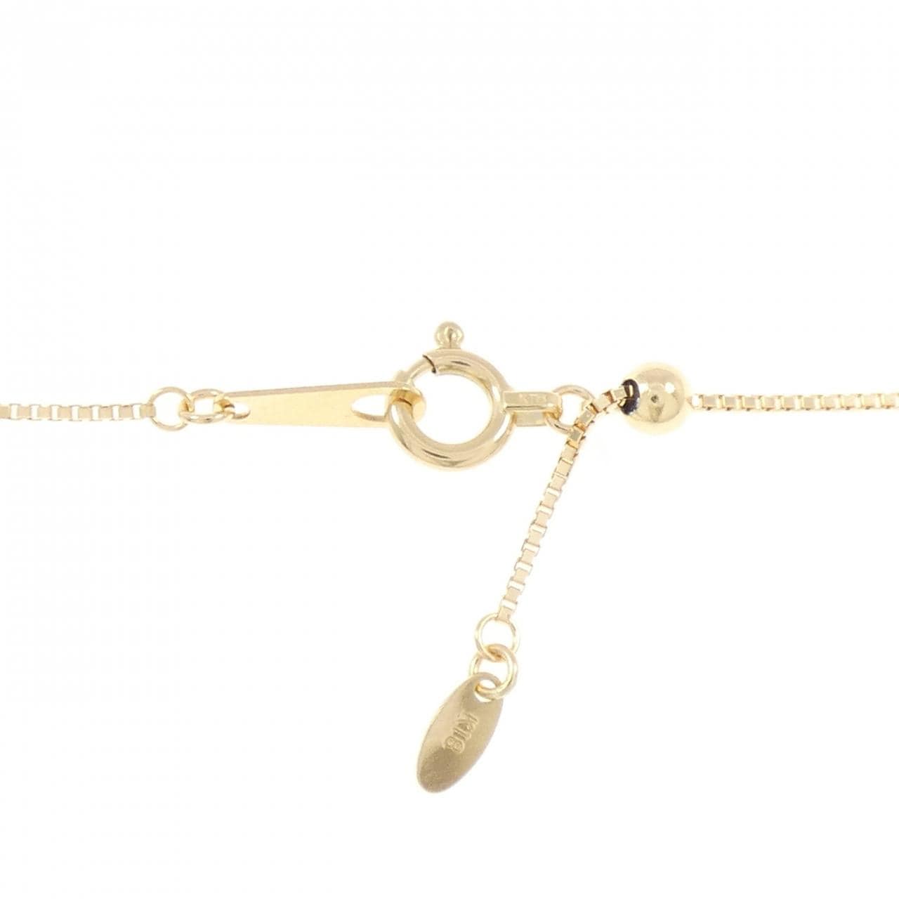 K18YG ダイヤモンド ネックレス 0.371CT F SI2 VG