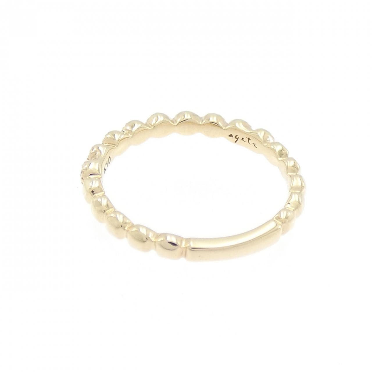 アガット ダイヤモンド ピンキーリング 0.07CT