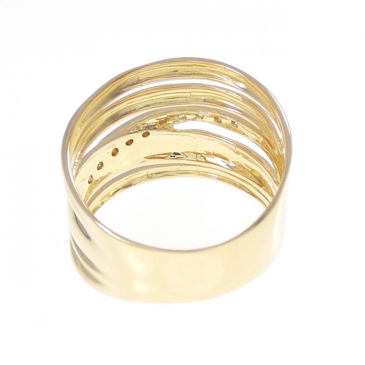 K18YG ダイヤモンド リング 0.11CT