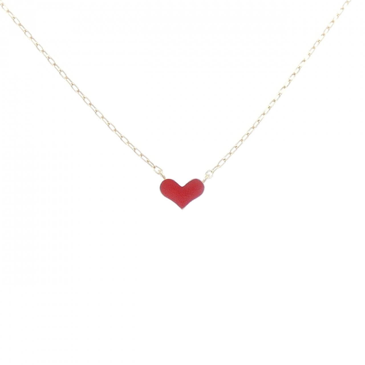 コレット ハート 樹脂 ネックレス