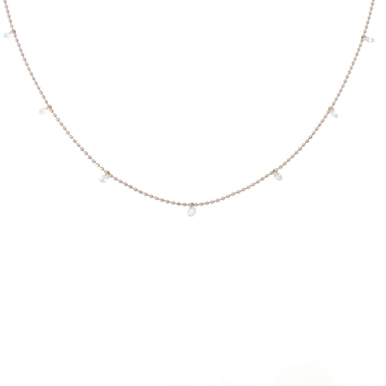 K18YG ダイヤモンド ネックレス 0.35CT