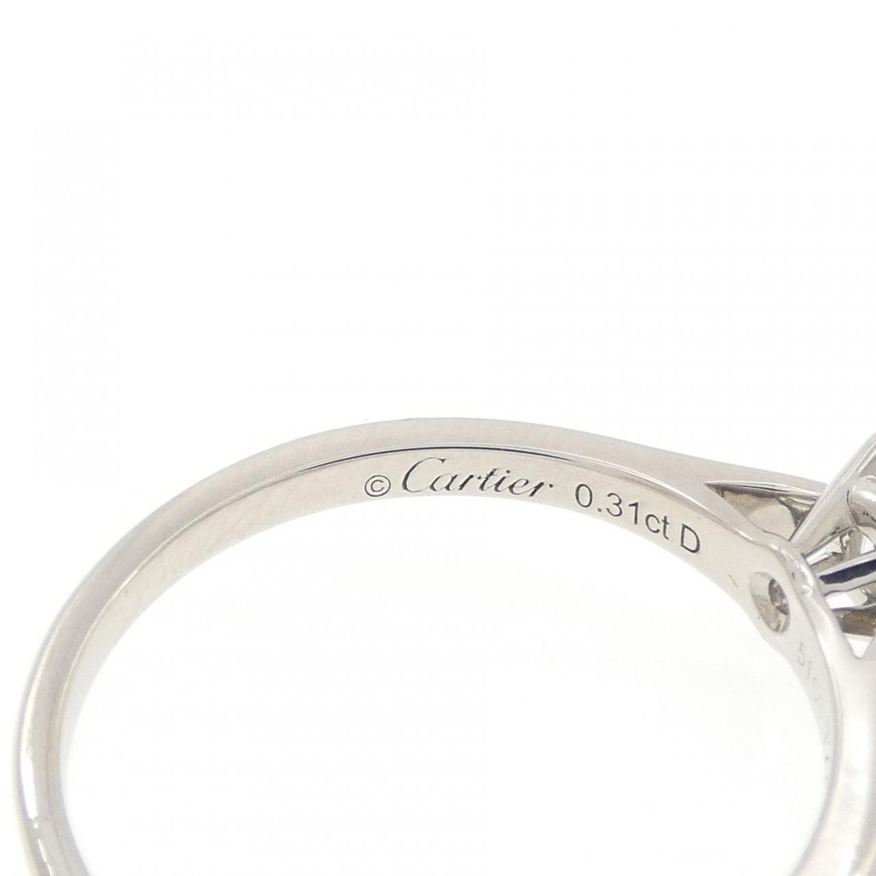 カルティエ 1895 ソリテール リング 0.31CT
