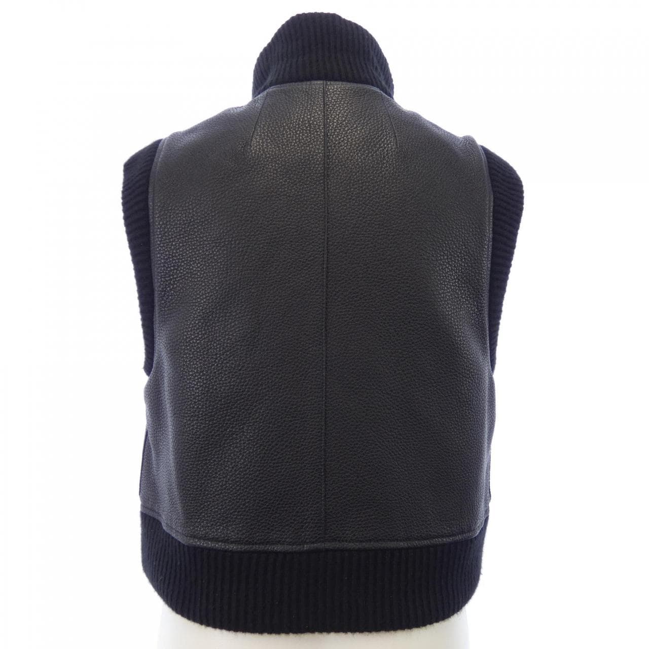 エルメス HERMES バーシティ スリーブジャケット 3H1210D2 レザーベスト