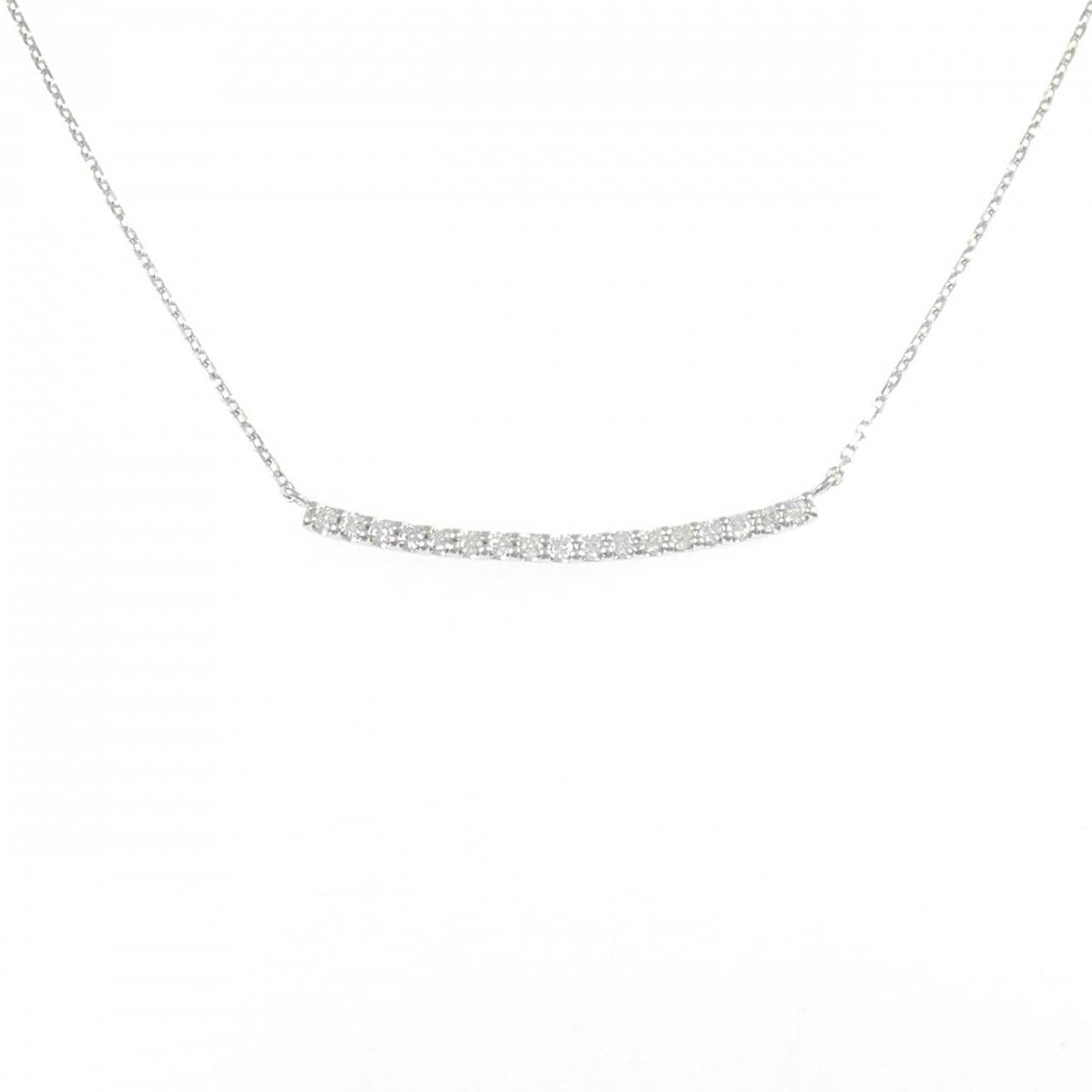 PT950/PT850 ダイヤモンド ネックレス 0.14CT