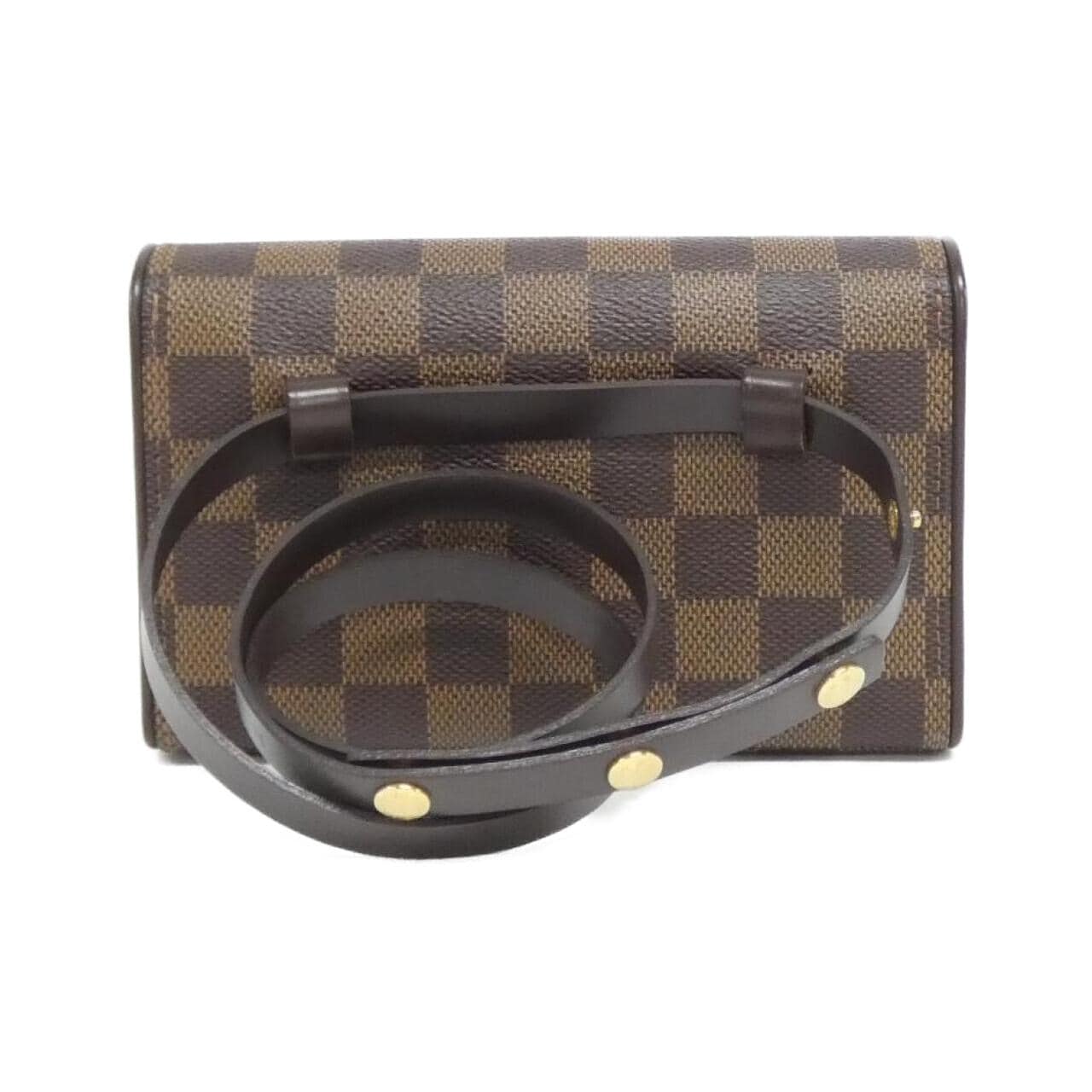LOUIS VUITTON Damier Pochette Florentine XS N51857+M68214 腰包