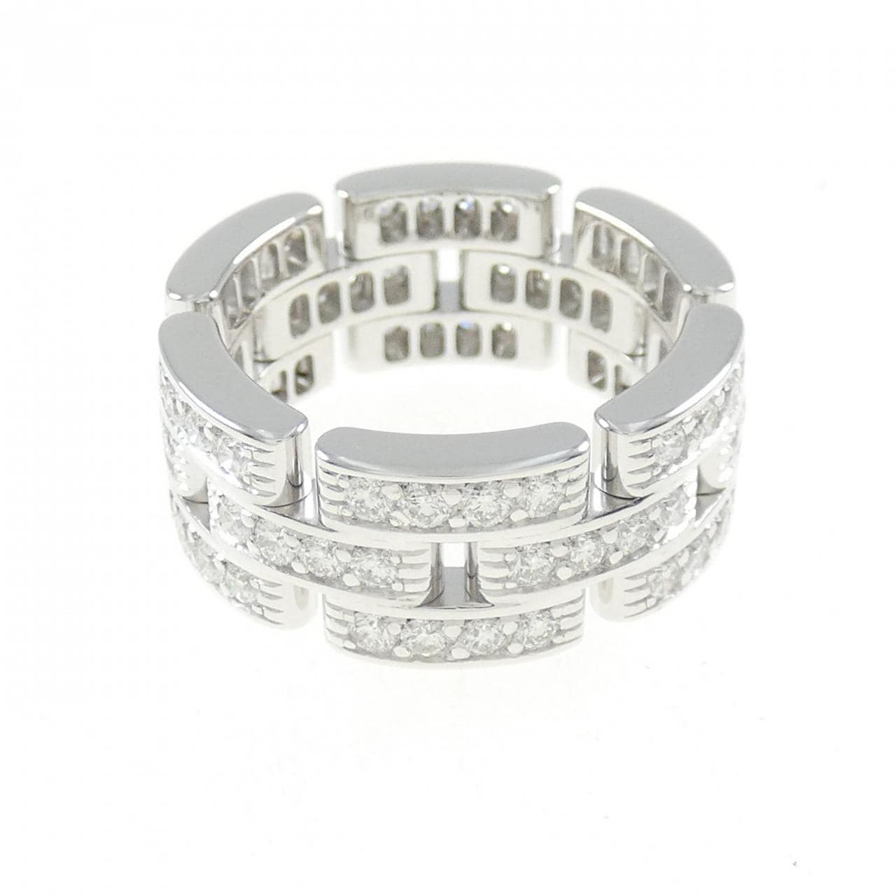 Cartier maillon panthère full diamond ring