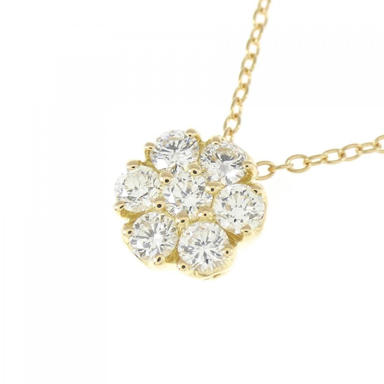 ポンテヴェキオ フラワー ネックレス 0.50CT