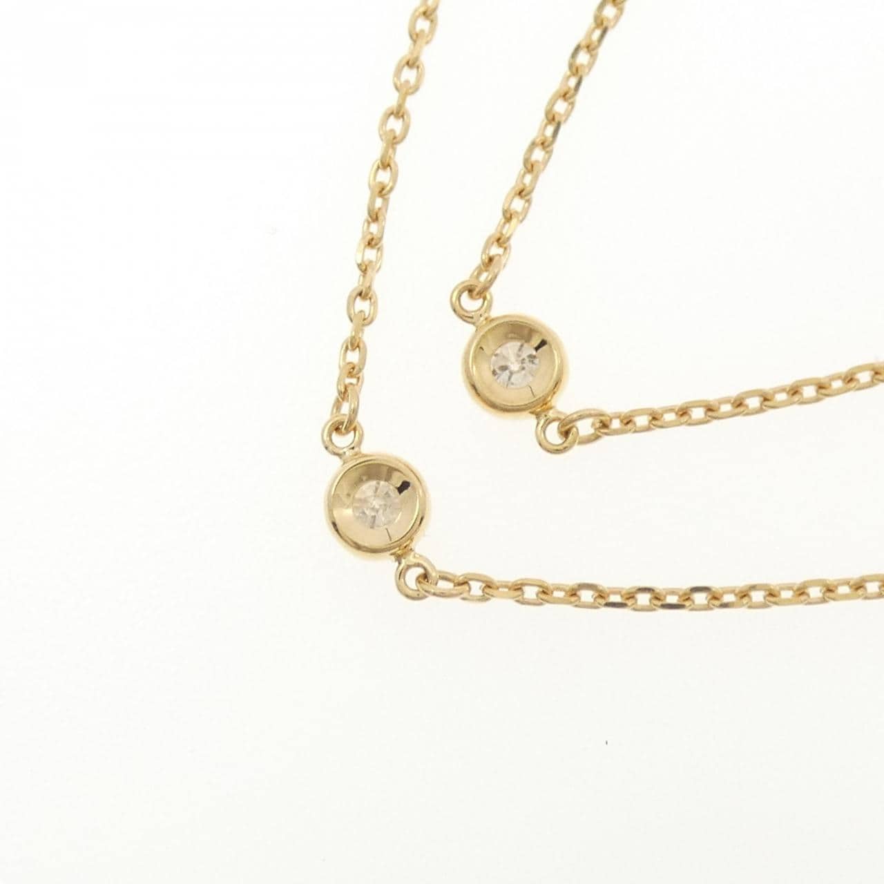 K18YG ダイヤモンド ネックレス 0.70CT