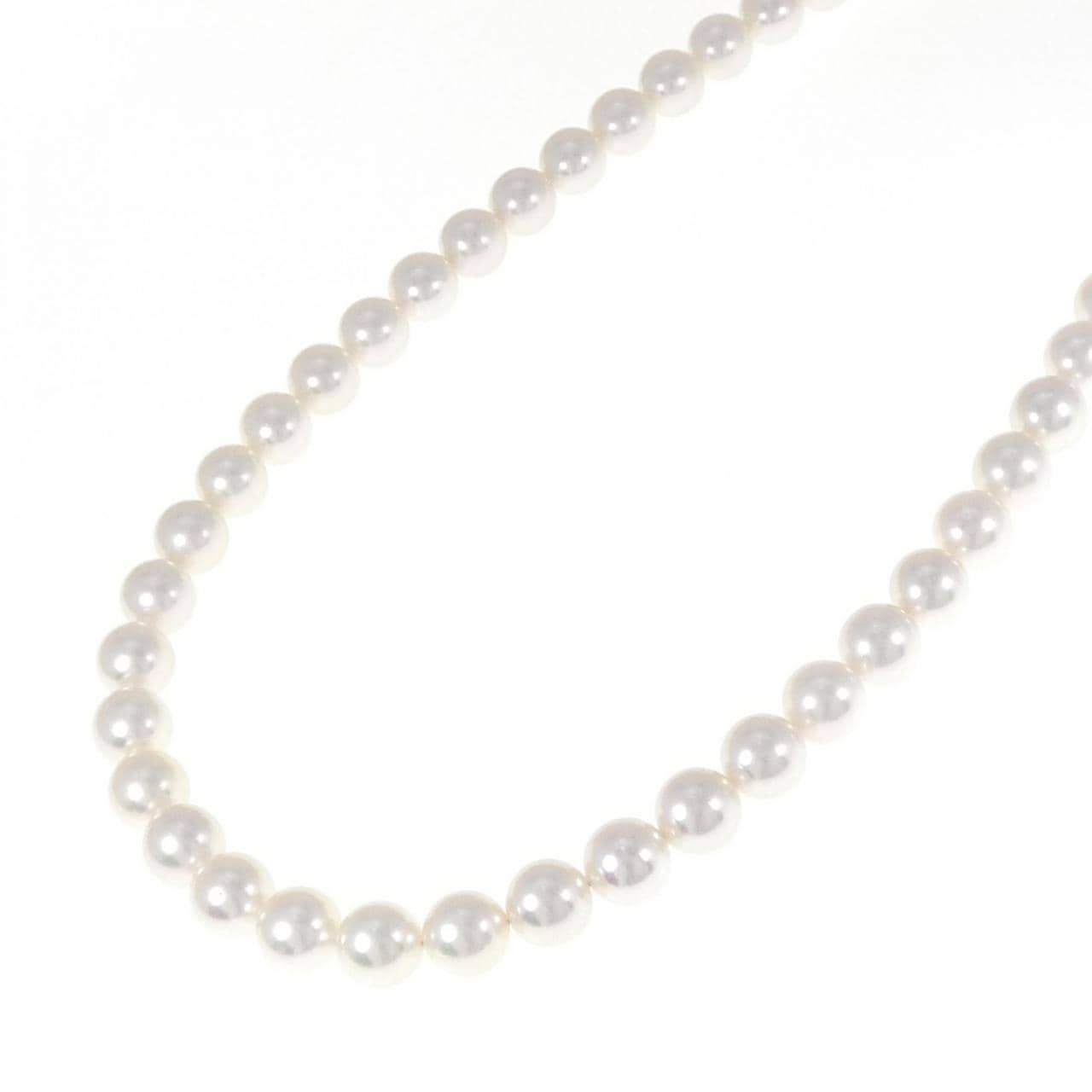 [BRAND NEW] Silver Clasp Akoya Pearl Necklace 8.5-9mm