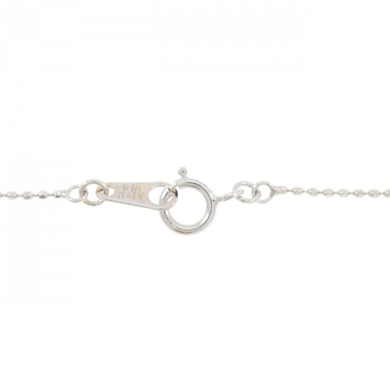 K10WG ハート ルビー ネックレス 0.28CT