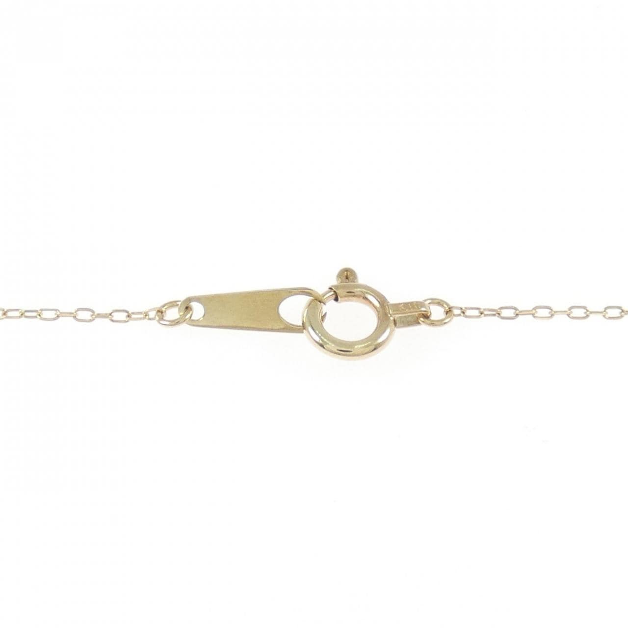 K10YG ホースシュー ダイヤモンド ブレスレット