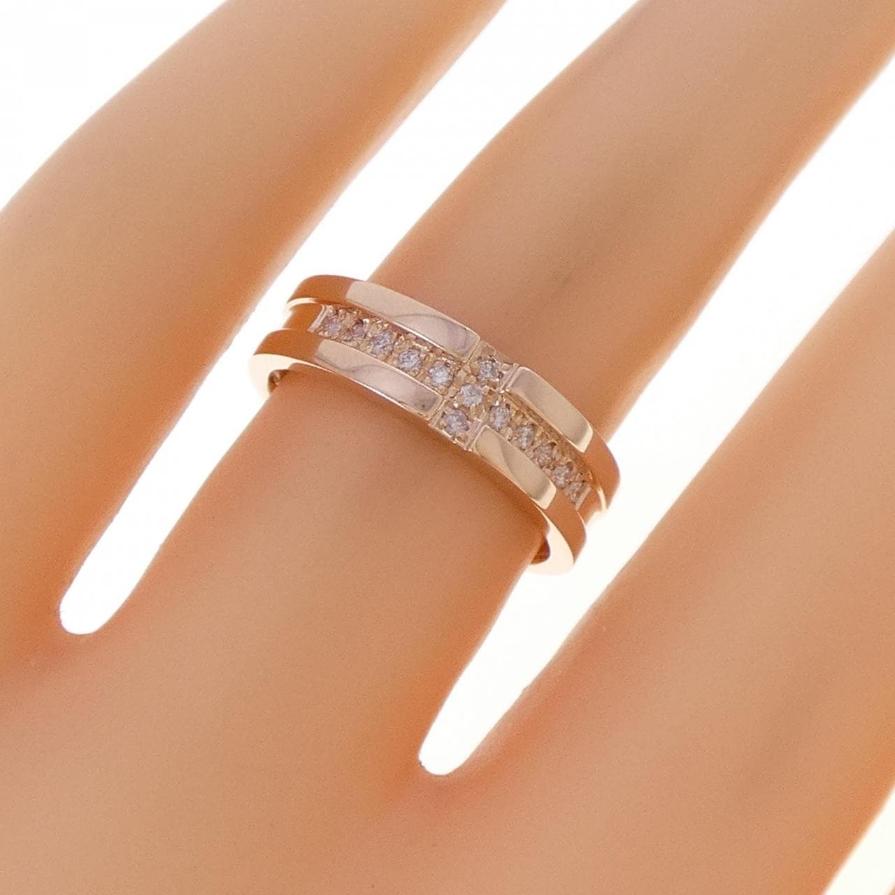 K14PG ダイヤモンド リング 0.09CT